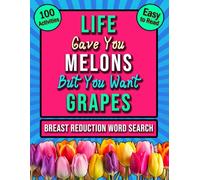 Breast Reduction Surgery Recovery Word Search: Large Print Funny and Uplifting Activities For Women