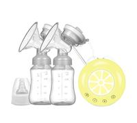 Breastfeeding Pump, Rechargeable Pump, Portable Breast Pump, Milk Extraction Pump, Includes 2 Milk Bottles Multiple Modes Low Noise Easy to Use Portable Design Suitable for Working Moms