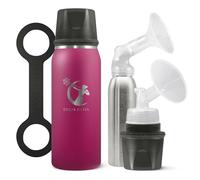 Breastmilk Chiller Reusable Storage Container by CERES CHILL | Keeps Milk Safe for up to 20 Hours | Connects w/Major Pumps(1 Chiller, Plum)