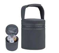 Breastmilk Cooler Bag - Leakproof Insulated Milk Chiller With Detachable Strap, Portable Thermal Storage Tote | Compact Durable Lightweight Bottle Carrier Fits Two Large 8oz Bottles, Convenient Nursin
