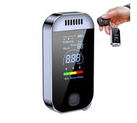 Breath Analyzer Device, Digital Alcohol Level Detector, Portable Pocket Size Breath Tester, 5.9x3.4x1.4cm, One-Button Led Display for Night Driving, Party Safety, Apartment Road Use Planners
