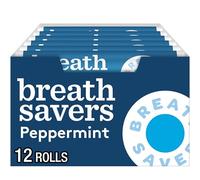 BREATH SAVERS Mints in Peppermint Flavor (0.75-Ounce Rolls, Pack of 24) by Breath Savers