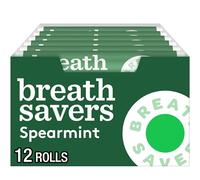 BREATH SAVERS Mints in Spearmint Flavor (0.75-Ounce Rolls, Pack of 24) (packaging may vary)