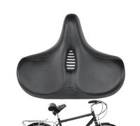 Breathable Bike Saddle Waterproof Bicycle Seat - Ergonomic Cushioned PU Leather Saddle | Cofortable Replacement Seat for Mountain Road Touring Bikes | Universal Bike and Scooter for Men Women