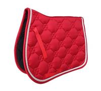 Breathable Saddle Pads Pad Jump Sweat Thickened Cotton Elastic With Double Roller Rope For Equine Equipment per Ogni Cavaliere(Red)