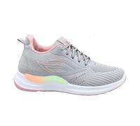 Breathable Shoes for Women with Mesh, Lightweight Walking Shoes Women Arch Support for Long Standing or Trip (Gray,41)