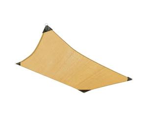 Breathable Sun Canopy, Blocks UV Exposure, 9.8x6.5Ft Outdoor Shade for Wide Coverage, Polyester Shelter Awning with Reinforced Corners, Garden Protection Accessory with Airflow Design, Beach Gazebo