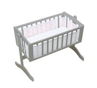 BreathableBaby Fodera traspirante a maglia per culla, Twinkle Twinkle, motivo: stelle, colore: blu