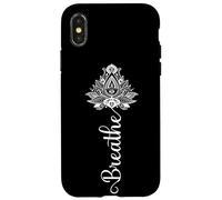 Breathe Mandala Lotus Flower Namaste OM Yoga Meditazione Custodia per iPhone X/XS