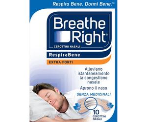 Breathe Right CEROTTI NASALI BREATHE RIGHT EXTRA FORTE 10 PEZZI