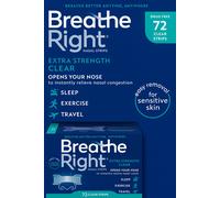 Breathe Right Extra Forza Nasali Strisce Trasparente 72ct - Istante Congestione