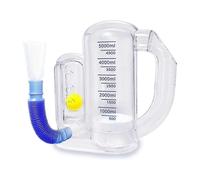 Breathing Exercise Device for Lungs,Deep Breathing Trainer for Adults-5000Ml Volume Measurement with Flow Rate Indicator