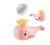 Breathing Exerciser Toys for Kids, Cute Whale Blow Ball Game, ABS Lung Capacity Trainer, Oral Muscle Development Tool, for Boys, Girls, Fun Learning, Home Play, (Blue/Pink)