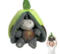 Breathing Sleep Buddy,Giocattolo Di Asino Che | Peluche Di Asino Di Frutta - Peluche Animale Calmante E Rannicchiato Con Luci Musicali E Movimenti Di Respirazione Ritmici, Giocattoli Aziendali