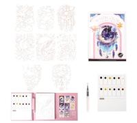 Breathlys Creative Stress Relief Kit, 2026 New Breathlys Creative Stress Relief Kit, DIY 3-Fold Watercolor Pad, Relax and Adjust Your Mood, for Beginners and Enthusiast (B#)