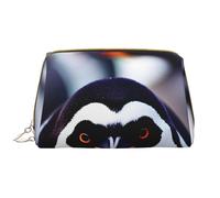 BREAUX Borsa cosmetica da viaggio con stampa di testa di pinguino, borsa cosmetica da viaggio, organizer portatile, simpatica testa di pinguino, taglia unica, Simpatica testa di pinguino, Taglia unica