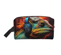 BREAUX Chameleon - Borsa portaoggetti per ascoltare musica, portatile, di grande capacità, da viaggio, per trucchi, Chameleon Listen Music1, taglia unica, Chameleon Ascolta Music1, Taglia unica
