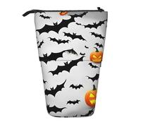 BREAUX Hammerhead Sharks - Organizer verticale con stampa di squali, borsa portaoggetti portatile, borsa cosmetica con cerniera, regalo per le vacanze, Pipistrelli volanti di Halloween, Taglia unica,