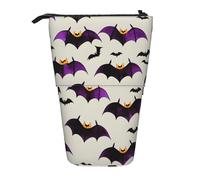 BREAUX Hammerhead Sharks - Organizer verticale con stampa di squali, borsa portaoggetti portatile, borsa cosmetica con cerniera, regalo per le vacanze, Halloween volare pipistrelli viola, Taglia