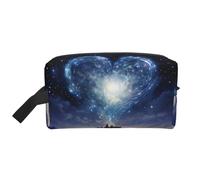 BREAUX Shooting Star Heart Storage Bag, borsa portatile di grande capacità, borsa da viaggio per articoli da toeletta da viaggio, borsa per il trucco da viaggio, Shooting Star Heart2, taglia unica,