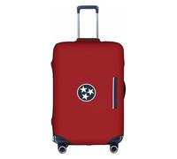 BREAUX Tennessee State Flag Print Copertura per bagagli, Copertura protettiva per bagagli, Custodia protettiva per trolley da viaggio, bianco, M