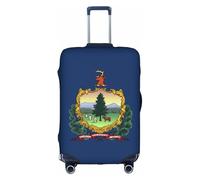 BREAUX Vermont State Flag stampa bagagli coperture protettive maniche bagagli coperture decorative per bagagli, coperture per bagagli con cerniera, bianco, Large