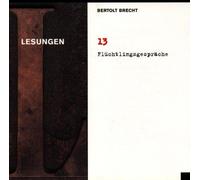 Brecht,Bertolt - 13/Flüchtlingsgespräche