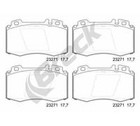 BRECK Kit pastiglie freni Anteriore adatto per MERCEDES-BENZ M-Klasse (W163)