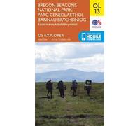 Brecon Beacons National Park / Parc Cenedlaethol Bannau Brycheiniog - East (Map)