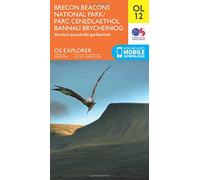 Brecon Beacons National Park / Parc Cenedlaethol Bannau Brycheiniog Map | Western Area | Ordnance Survey | OS Explorer Map OL12 | Wales | Walks | Hiking | Maps | Adventure: 12