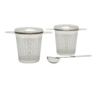 Bredemeijer Edelstahlteefilter con Ablage/Deckel 2er-Set 191003 Preparazione