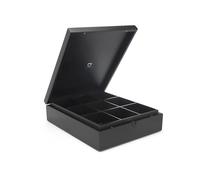 Bredemeijer Scatola da tè 9 scomparti chiusi in bambù nero