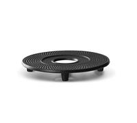 Bredemeijer - Sottopentola Asiatico Jang in ghisa con Struttura a Bottoncini, Colore: Nero