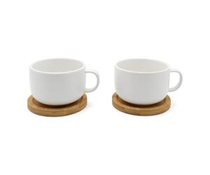 Bredemeijer - Tazzine da tè Umea 250ml bianco set di 2