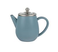 Bredemeijer - Teiera a doppia parete Eva - 0,5 litri - Blu ghiaccio - Con filtro