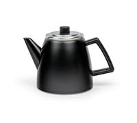 Bredemeijer Teiera nera piccola da 1,1 litri in acciaio inox - caraffa a doppia parete in acciaio inox con filtro per il tè - per un piacere più lungo e caldo