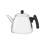 Bredemeijer 1210Z - Teiera sferica a Doppia Parete Duet Celebrate, 1,2 Litri, in Acciaio Inossidabile Lucido con Elementi in Nero