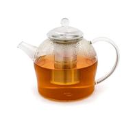 Bredemeijer Grande teiera in vetro da 1,5 litri con colino da tè in acciaio inox - caraffa in vetro lavabile in lavastoviglie