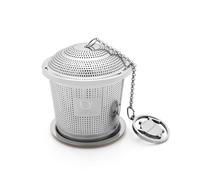 Bredemeijer - Uovo da tè con sottobicchiere - Acciaio inossidabile