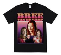 Bree Van De Kamp Homage T-Shirt for Desperate Housewives Fans Birthday Thermal T Shirts Mens - Unisex 100% Cotton Black S