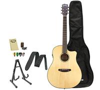 BREEDLOVE Discovery-dr-ce Discovery Dreadnought CE Chitarra elettroacustica con cinturino, supporto, picks, sintonizzatore, panno per la pulizia e borsa