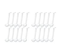 Breeshy 20 Pezzi 7,8 Pollici 1Oz Piccolo Mestolo Trasparente Mini Mestolo per Salsa Ciotola Punch in Plastica Lunga Mestolo Cucchiai di Servizio