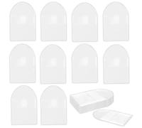 Breeshy 200 custodie per monete con una tasca, 200 portamonete in plastica, custodie trasparenti, protettiva, trasparente