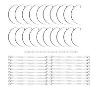 Breeshy In Sublimazione con Catene, Stampati su Entrambi I Lati, Ciondoli per Bicchieri, Ornamenti per Tazze, DIY