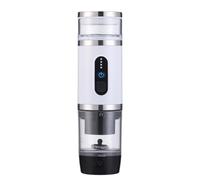 Breeshy Macchina Portatile per Caffè Espresso con Ricarica USB per Viaggi, Escursioni In o Ufficio con Schiumatore per Latte.