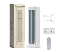 Breeza Max Ac, Condizionatore D'aria Ricaricabile Breezamax Ac, Resta Al Fresco Quest'estate, Condizionatore D'aria Portatile Breezamax, Tre Velocità Del Vento Qinux Brizaac, Raffrescatore(1*WHITE)