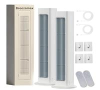 Breezamax, 2025 Breezamax, Breeze Max Air Cooler, Qinux Brizaac - batti istantaneamente il caldo e l'umidità torrido, ultra silenzioso a 3 velocità, con gancio portatile (bianco* 2)
