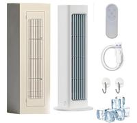Breezamax Ac, Qinux Breeze Max Air Cooler,Breezamax Portable Ac, Beat the Scorching Heat & Humidity Instantly, with 3 Speeds, Small and Compact, Ultra Quiet Energy Efficient (white/Charging type)