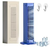 Breezamax Ac, Qinux Breeze Max Air Cooler,Breezamax Portable Ac, Beat the Scorching Heat & Humidity Instantly, with 3 Speeds, Small and Compact, Ultra Quiet Energy Efficient (blue/No remote)