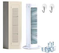 Breezamax Ac, Qinux Breeze Max Air Cooler,Breezamax Portable Ac, Beat the Scorching Heat & Humidity Instantly, with 3 Speeds, Small and Compact, Ultra Quiet Energy Efficient (white/No remote)